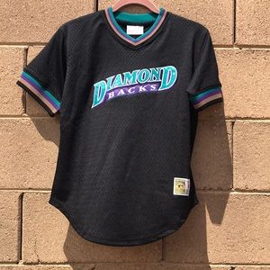 Diamondbacks mesh V neck pullover